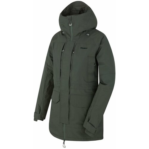 Husky Women's hardshell jacket Nigalo L dk. Grey Green Cene