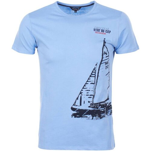 Vent Du Cap Majice s kratkimi rokavi T-shirt manches courtes gar&ccedil;on ECADRIO Modra Cene