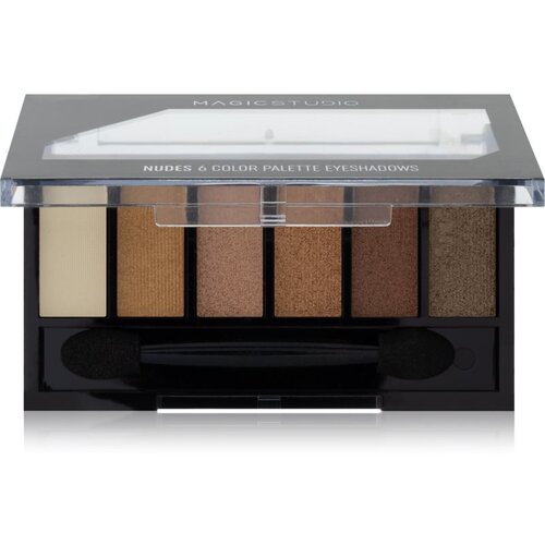 Magic Studio 6 Color Palette Eyeshadows paleta senčil za oči odtenek 02 Nude 6.3 g Slike