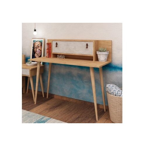 Hanah home Radni sto 120x107x60cm Hrast-Bijela Cijene