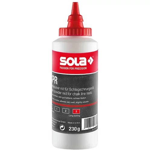 Sola Kreda za označevanje Sola (rdeča, 230 g)