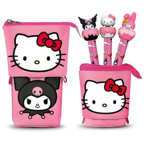 Hello Kitty Pencil case + pencil + pen Slike