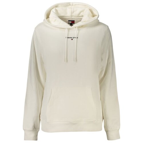 Tommy Hilfiger ženska hoodie dukserica s vezenim logom bijela Cijene