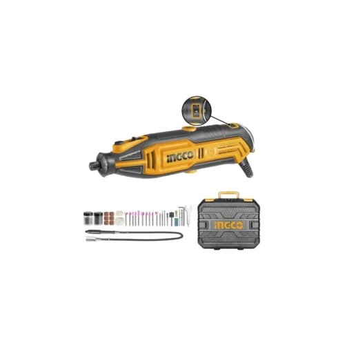 Ingco mini brusilica gravirka sa fleksibilnom osovinom MG13328E Slike