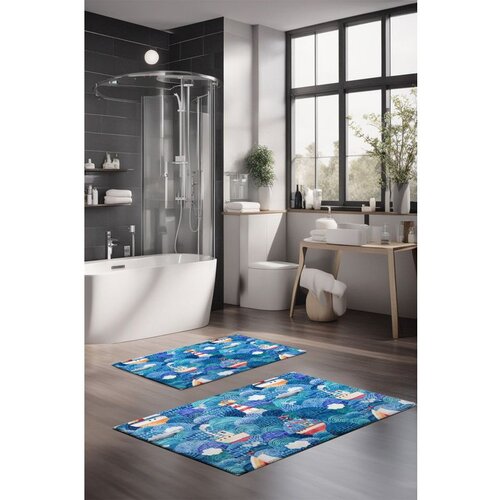  CT-5291 multicolor bathmat set (2 pieces) Cene