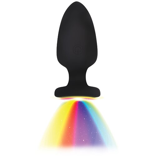 Fantasy Analni vibrator, Svetleći, 10cm, Crni Cene