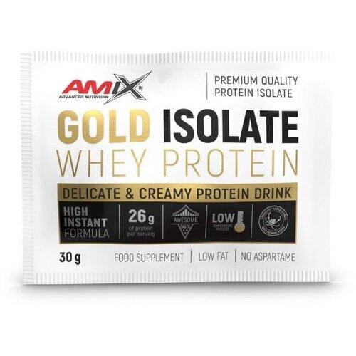 Amix Whey protein Gold Isolate, 30g, Neutral Slike