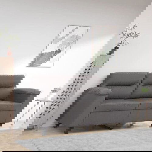 vidaXL dvosed siva 120 cm umetno usnje Cene
