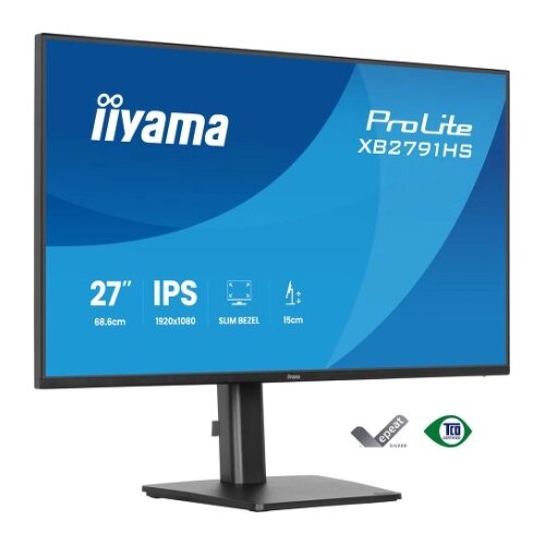 Iiyama Monitor LED X2791HS-B1 27" IPS panel 1920x1080 120Hz 1ms MPRT 350cdm2 1500 1 Speakers HDMI DisplayPort Cene
