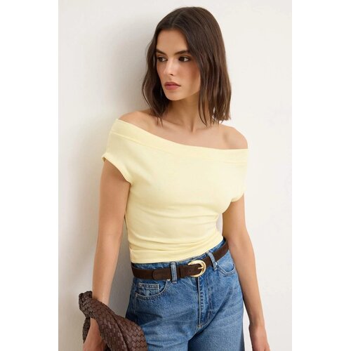 TRENDYOLMILLA ženska bluza, žuta Cene
