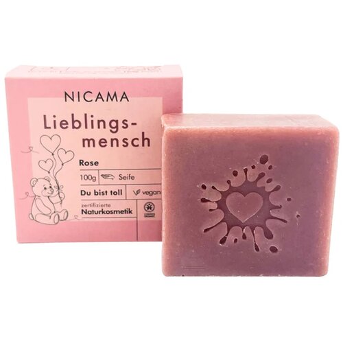 NICAMA Sapun s ružom &amp;quot;Omiljena osoba&amp;quot; - 100 g Slike