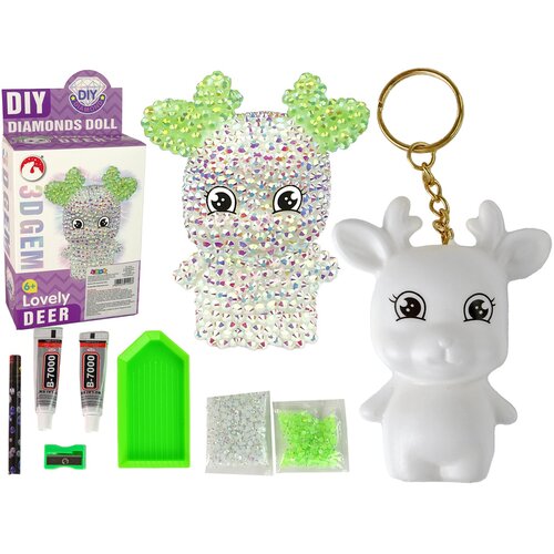 DIY Diamond Creative Kit White Reindeer 3D Cijene