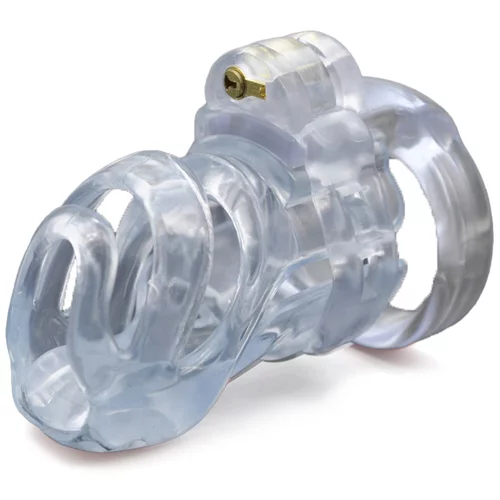 Brutus Cyborg Cage Chastity Cage Clear