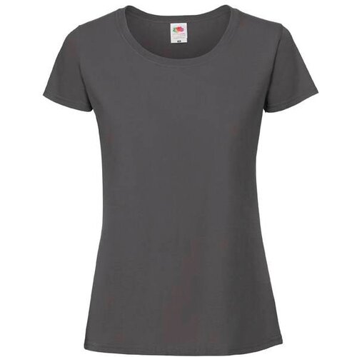 Fruit Of The Loom Iconic 195 Ringspun Premium Premium Graphite Women's T-shirt Cene