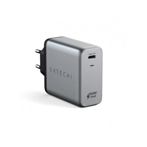 Satechi 100 W USB-C PD stenski polnilnik Galijev nitrid, GaN polnjenje, Astro siva Cene