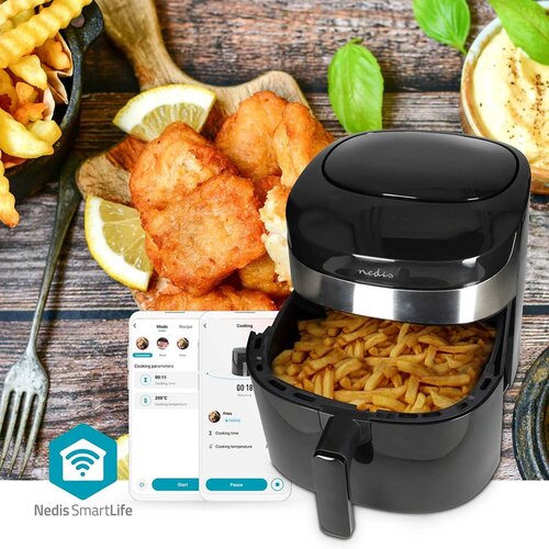Nedis KAAF180BKW fryer Single 7.2 L Stand-alone 1800 W Hot air fryer Black Cijene