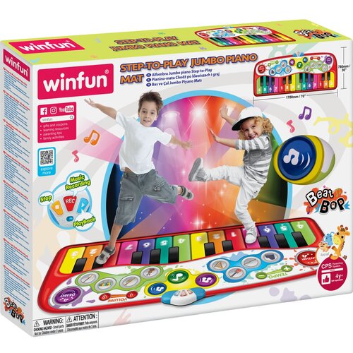 Winfun glasbena podloga klavir Jumbo Slike