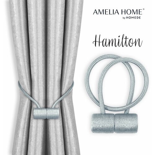  Curtains - accessories HAMILTON color gray ameliahome Cene