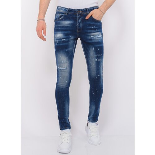 Local Fanatic Kavbojke slim 140591625 Modra Cene