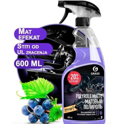 Grass polyrole matte &ndash; sredstvo za či&scaron;ćenje i poliranje povr&scaron;ina &ndash; miris grožđa 600ml Cene