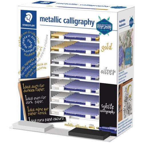  STALAK S MARKERIMA PK70 METALLIC CALLIGRAPHY DESIGN JOURNEY STAEDTLER 8325-SCA70!! Cene