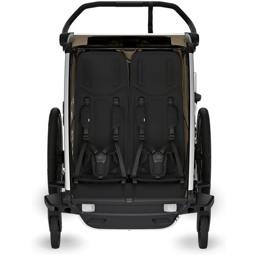 Thule &amp;scaron;portni voziček kolesarski double Chariot Cross 2 faded khaki Slike