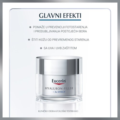 Eucerin Hyaluron-Filler + 3x Effect SPF30 dnevna krema protiv starenja kože 50 ml za žene Slike