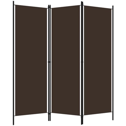 Maison Chic Paravan - Sobne pregrade 3-delni rjav 150x180 cm, (22111538) Cene