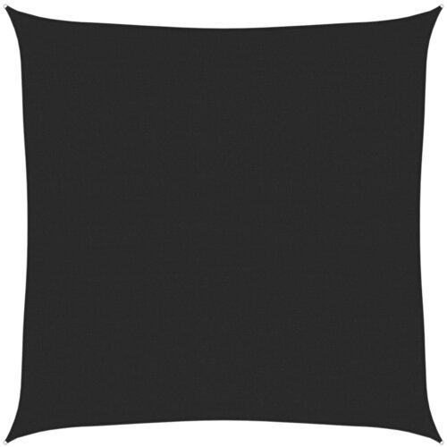  Jedro za za&amp;scaron;titu od sunca 160 g/m&amp;sup2; crno 6 x 6 m HDPE Slike