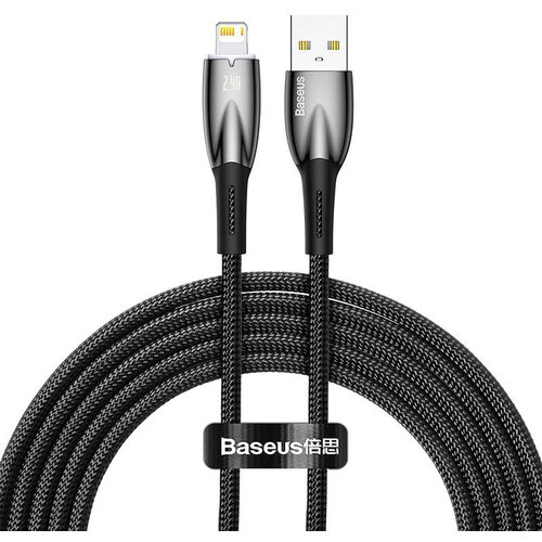 Baseus USB kabel za Lightning Glimmer Series, 2.4A, 2m (črn), (20627821) Cene