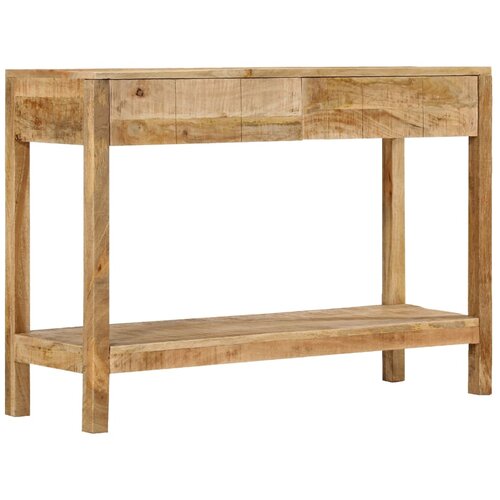  Konzolni stol s 2 ladice 110 x 35 x 75 cm masivno drvo manga Cijene