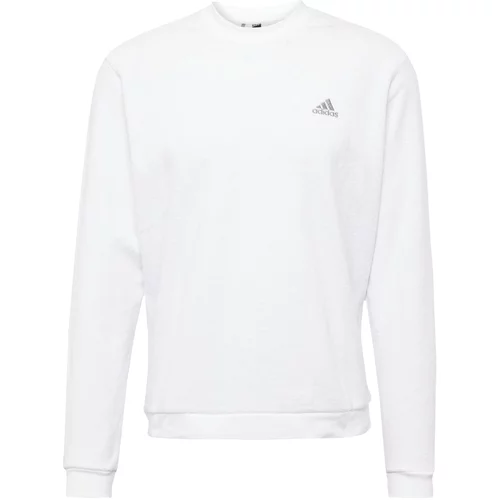 ADIDAS GOLF Sportska sweater majica tamo siva / bijela