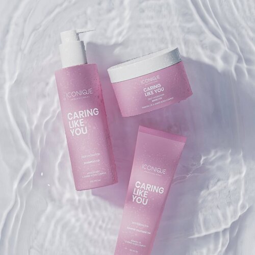 ICONIQUE Professional DREAMING BIG LIKE YOU Volume &amp;amp; Thickness Set: Shampoo 250 ml, Leave-in treatme set za suhe in po&amp;scaron;kodovane lase Slike