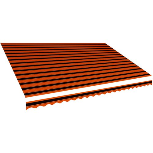 vidaXL Platno za tendo oranzno in rjavo 500x300 cm Cene