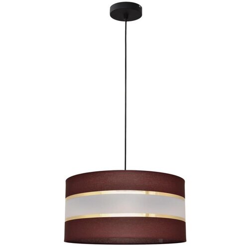  Luster na sajli HELEN 1xE27/15W/230V pr. 40 cm braon/crna/zlatna Cene