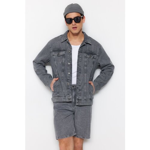 Trendyol Jacket - Gray - Slim fit Slike