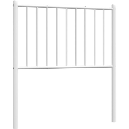Maison Chic kovinsko posteljno vzglavje - vzglavna omarica - nočna omarica belo 80 cm, (21704905) Slike