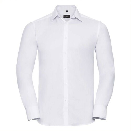 RUSSELL Men's Long Sleeve Herringbone Shirt Cene