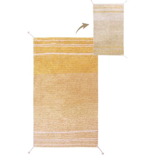 Lorena Canals Oker rumena bombažna preproga 80x140 cm Twin Amber &amp;ndash; Slike