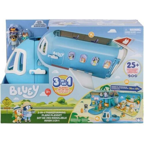  Playset Bluey Transforming Plane Slike