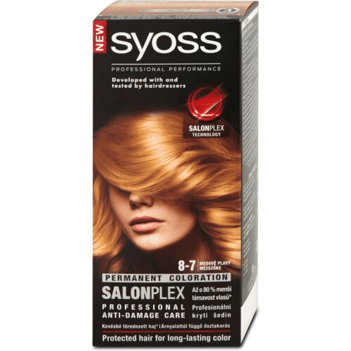 Syoss professional Performance farba za kosu 8.7 honey blond Slike
