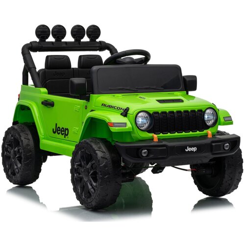 Lean Toys Jeep Rubicon DK-JWR558 24V &amp;ndash; svetlo zeleni otro&amp;scaron;ki električni avto Slike