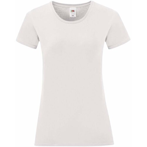 Fruit Of The Loom White Iconic women's t-shirt in combed cotton Slike