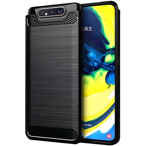 IZMAEL.eu Futrola Carbon Shield TPU za Samsung Galaxy A80/Galaxy A90 - Crna Cijene