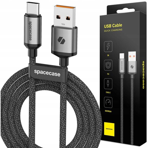 Spacecase KABEL USB-C NA USB TYPE C 1M 3A ZA TABLIČNI TELEFON, (21980693) Cene