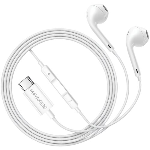Oem Mayaxess, Žične USB-C slu&scaron;alke z vgrajenim mikrofonom za Pixel 7a, Bela, (5000299413) Cene