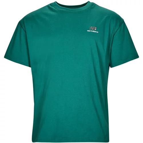 New Balance Uni-ssentials Cotton T-Shirt Zelena