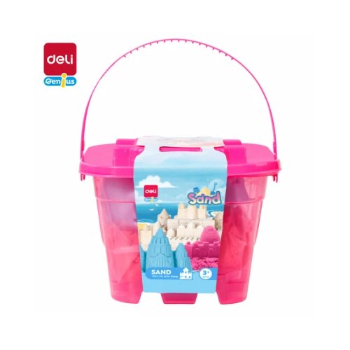  KINETIČKI PESAK DELI U KANTICI SA 6 MODLI 500g PINK EY013-PK Cene