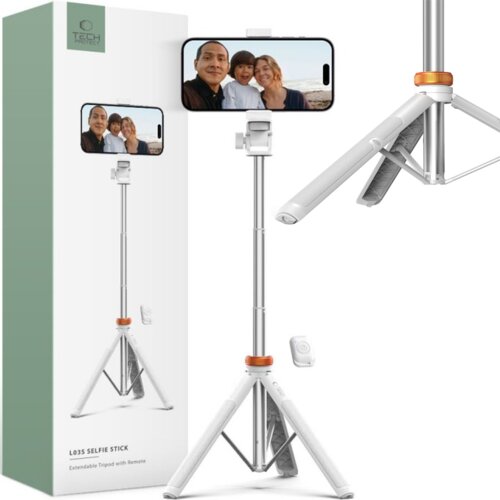TECH-PROTECT L03S BLUETOOTH SELFIE STICK STATIV ZA TELEFONE BEL, (22007573) Cene