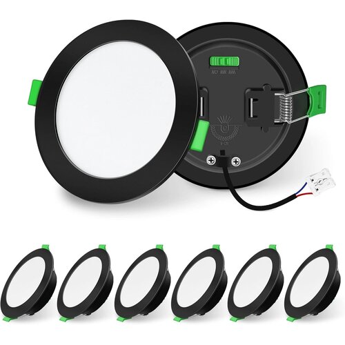 ALUSSO 6x 113mm vgradni LED reflektor - 10 W Slike